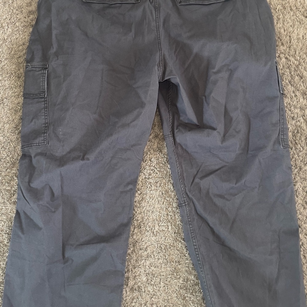 New Men’s Vintage Hollister 35 S Skater Baggy Cargo Pants Grey Jeans - Picture 6 of 7